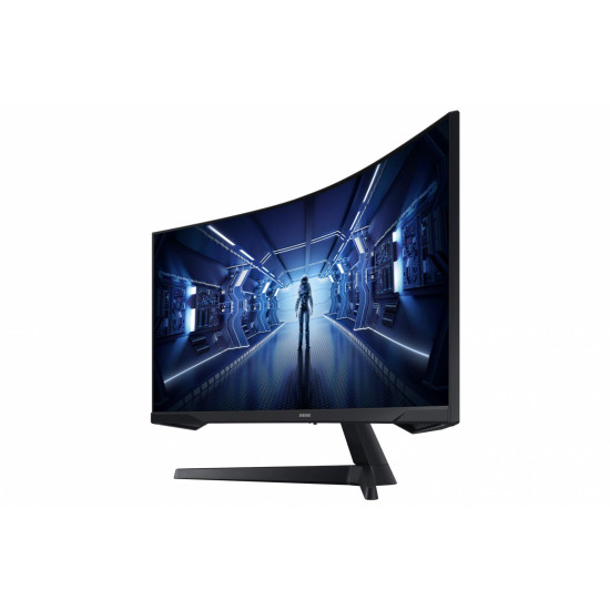 MONITOR SAMSUNG LC34G55TWWPXEN 34 inch, Curvature: 1000R, Panel Type: VA, Backlight: LED backlight, Resolution: 3440x1440, Aspect Ratio: 21:9, Refresh Rate:165Hz, Response time MPRT: 1 ms, Brightness: 250 cd/m², Contrast (static): 2500:1, Contrast (dynam MONITOR SAMSUNG LC34G55TWWPXEN 34 inch, Curvature: 1000R, Panel Type: VA, Backlight: LED backlight, Resolution: 3440x1440, Aspect Ratio: 21:9, Refresh Rate:165Hz, Response time MPRT: 1 ms, Brightness: 250 cd/m², Contrast (static): 2500:1, Contrast (dynam