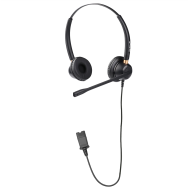 Casti cu fir call center Tellur Voice 520N, binaural, USB, negru