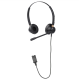 Casti cu fir call center Tellur Voice 520N, binaural, USB, negru