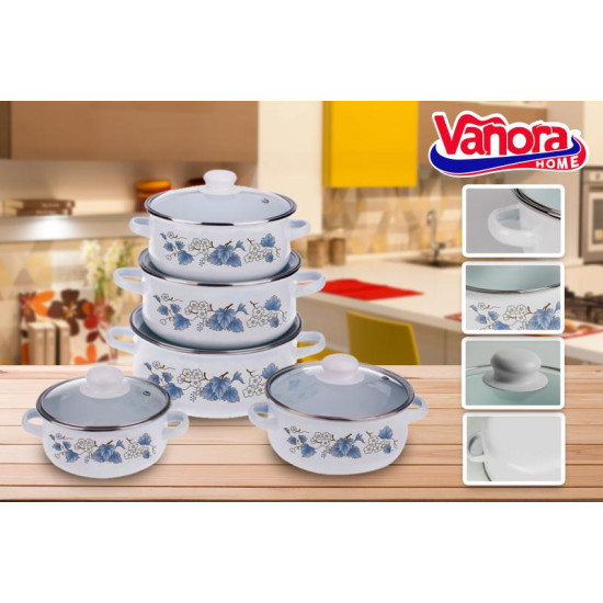 SET GATIT 10 PIESE EMAILAT , AJARA, VANORA HOME