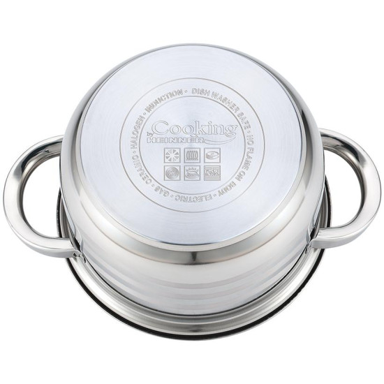 SEMIOALA INOX+CAPAC, 18X10.5 CM, 2.5 L, MYRA, COOKING BY HEINNER SEMIOALA INOX+CAPAC, 18X10.5 CM, 2.5 L, MYRA, COOKING BY HEINNER