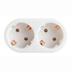 Multistecker Bachmann, 2 prize, putere maxima: 3600W, tensiune alimentare: 230V, amperaj: 16A, culoare alba