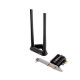 ASUS PCE-AXE59BT Wifi si Bluetooth 5.2 PCIe adapter, WI-FI 6, 2.4GHz / 5GHz / 6GHz, greutate: 78.4G, 2 x Antene externe, PCI-Express x 1.