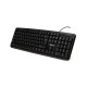 Tastatura Spacer SPKB-520 cu fir, USB, 104 taste, anti-spill, negru