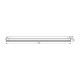 Aplica LED liniara Vivalux POLO, 2x18W, 3000 lm, lumina neutra (4000K), 270°, IP20, 1230x102x79mm, 25000h, Alb