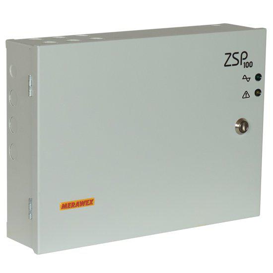 Sursa de alimentare pentru sisteme de detectie incendiu 24V/5.5A in cutie metalica Merawex ZSP100-5.5A-07 , loc pentru 2 acumulatori 12V/9Ah, Tensiune de intrare: 100/230VAC, eficienta ridicata sub sarcina si consum redus, comunicare RS-232 / RS-485, rata Sursa de alimentare pentru sisteme de detectie incendiu 24V/5.5A in cutie metalica Merawex ZSP100-5.5A-07 , loc pentru 2 acumulatori 12V/9Ah, Tensiune de intrare: 100/230VAC, eficienta ridicata sub sarcina si consum redus, comunicare RS-232 / RS-485, rata