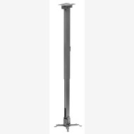 Suport de tavan telescopic Sopar Tapa 23059, inaltime reglabila intre 70-120 cm, suporta pana la 12 kg, grad de inclinare de +/- 20° | +/- 10°, rotatie +/- 10°, din otel, argintiu
