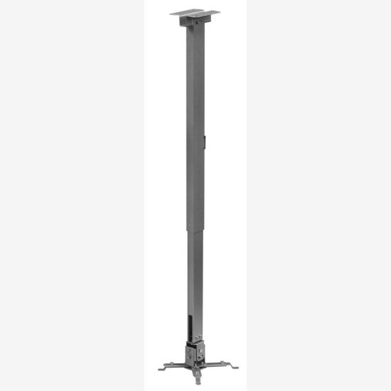 Suport de tavan telescopic Sopar Tapa 23059, inaltime reglabila intre 70-120 cm, suporta pana la 12 kg, grad de inclinare de +/- 20° | +/- 10°, rotatie +/- 10°, din otel, argintiu Suport de tavan telescopic Sopar Tapa 23059, inaltime reglabila intre 70-120 cm, suporta pana la 12 kg, grad de inclinare de +/- 20° | +/- 10°, rotatie +/- 10°, din otel, argintiu