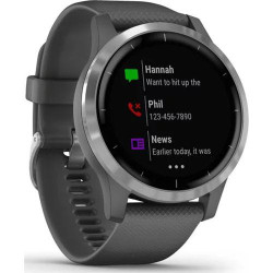 Ceas Smartwatch Garmin Vivoactive 4, Shadow Gray/Silver SEU