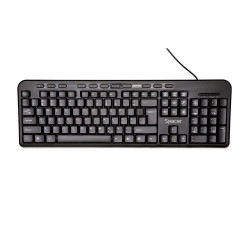 Tastatura Spacer SPKB-169 cu fir, USB, multimedia, 104 taste + 11 taste multimedia, anti-spill, negru