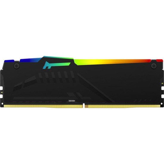 Memorie RAM Kingston FURY Beast RGB, DIMM, 16GB (2x8GB) DDR5, CL40, 5200MHz Memorie RAM Kingston FURY Beast RGB, DIMM, 16GB (2x8GB) DDR5, CL40, 5200MHz
