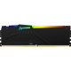 Memorie RAM Kingston FURY Beast RGB, DIMM, 16GB (2x8GB) DDR5, CL40, 5200MHz Memorie RAM Kingston FURY Beast RGB, DIMM, 16GB (2x8GB) DDR5, CL40, 5200MHz