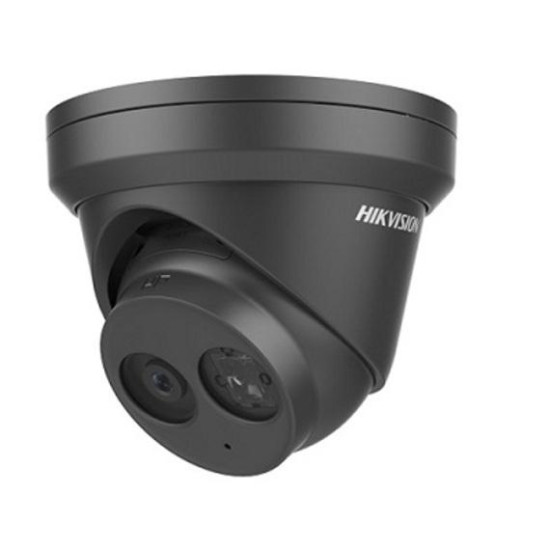 Camera supraveghere Hikvision IP turret DS-2CD2343G2-IU(2.8mm)(BLACK), 4MP, culoare neagra, Acusens - filtrarea alarmelor false dupa corpul uman si masini, microfon audio incorporat, senzor: 1/3″ Progressive Scan CMOS, rezolutie: 2688 × 1520@30fps, ilumin