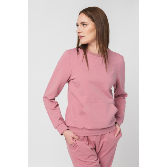 BLUZA COTON CASUAL FEMEI PINK-XS BLUZA COTON CASUAL FEMEI PINK-XS