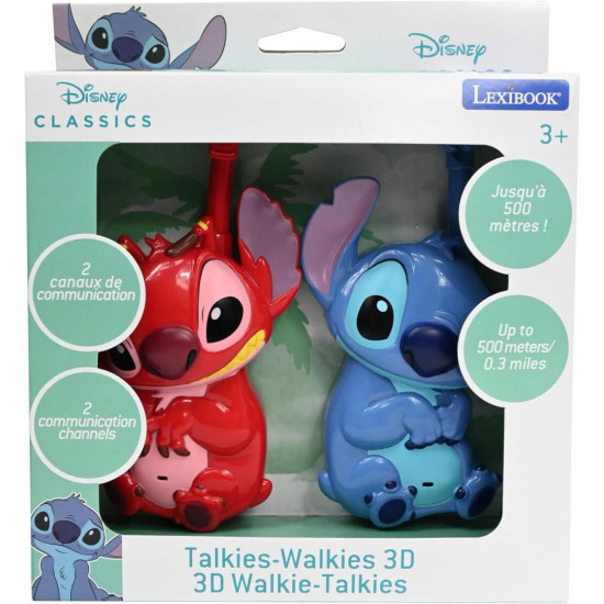 WALKIE-TALKIE 3D, 500 M, DISNEY STITCH