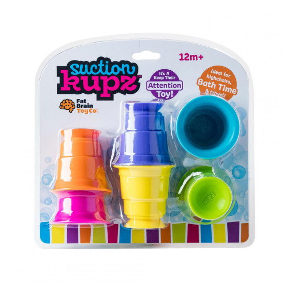 Fat Brain Set 6 cupe de silicon colorate