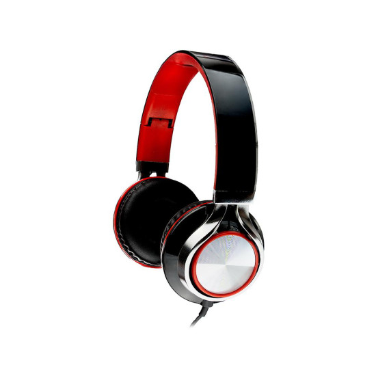 Casti cu micr. Spacer, cu fir, mulimedia, 2x Jack 3.5mm, microfon pe fir, driver 40mm, 20Hz-20000Hz, pliabile, rosu Casti cu micr. Spacer, cu fir, mulimedia, 2x Jack 3.5mm, microfon pe fir, driver 40mm, 20Hz-20000Hz, pliabile, rosu