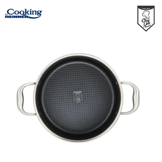 SEMIOALA INOX+CAP 20x10CM,2.8L,TITANIUM3