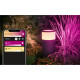 Stalp LED RGB pentru iluminat exterior Philips Hue Calla, 8W (49W), 600 lm, lumina alba si color (2000-6500K), IP65, 252x104mm, Negru