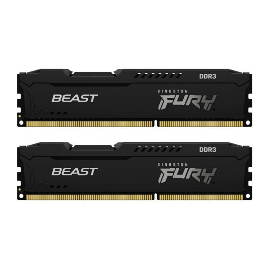 Memorie RAM Kingston Fury Beast, DIMM, DDR3, 8GB (2x4GB), CL10, 1600MHz Memorie RAM Kingston Fury Beast, DIMM, DDR3, 8GB (2x4GB), CL10, 1600MHz