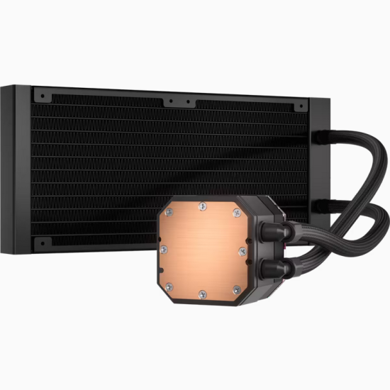 Corsair CPU Cooler H100I Elite Capellix XT Liquid  Cold Plate Material Copper Radiator Material Aluminum PWM Yes CORSAIR iCUE Compatibility Yes Tubing Length 400mm Coldplate Dimensions 56 x 56mm Tubing Material Black Sleeved Low-Permeation Rubber Radiator