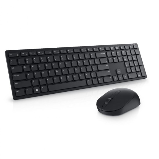 Kit tastatura si mouse Dell Pro KM5221W, wireless, negru Kit tastatura si mouse Dell Pro KM5221W, wireless, negru