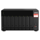 NAS QNAP 873A 8-Bay, CPU AMD Ryzen V1000 series V1500B 4C/8T 2.2GHz, RAM 8GB (1x 8GB) DDR4 (2 x SODIMM slots, max. 64GB, suport optional ECC RAM), 8x 2.5/3.5 SATA 6Gbps, 2x M.2 2280 NVMe PCIe Gen3 x1 HDD (neincluse), LAN: 2 x 2.5GbE (optional port 10GbE p NAS QNAP 873A 8-Bay, CPU AMD Ryzen V1000 series V1500B 4C/8T 2.2GHz, RAM 8GB (1x 8GB) DDR4 (2 x SODIMM slots, max. 64GB, suport optional ECC RAM), 8x 2.5/3.5 SATA 6Gbps, 2x M.2 2280 NVMe PCIe Gen3 x1 HDD (neincluse), LAN: 2 x 2.5GbE (optional port 10GbE p