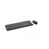 Kit Philips SPT6207, cu fir, USB 2.0, 104 taste, membrana, 1.6m negru + Mouse SPK7207