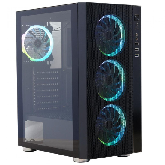 Carcasa Spacer Rainbow, ATX, MidTower, Gaming, fara sursa, sticla securizata, 4 x fan, USB 2.0 x 2, USB 3.0 x 1, mesh, fan controller (inclusiv RGB), telecomanda, „SPCS-GC-RAINBOW” Carcasa Spacer Rainbow, ATX, MidTower, Gaming, fara sursa, sticla securizata, 4 x fan, USB 2.0 x 2, USB 3.0 x 1, mesh, fan controller (inclusiv RGB), telecomanda, „SPCS-GC-RAINBOW”