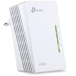 TP-Link, Adaptor PowerLine 300Mbps, Extender Wireless N300, HomePlug AV ,2 porturi 10/100Mbps, Plug and Play, WiFi Clone