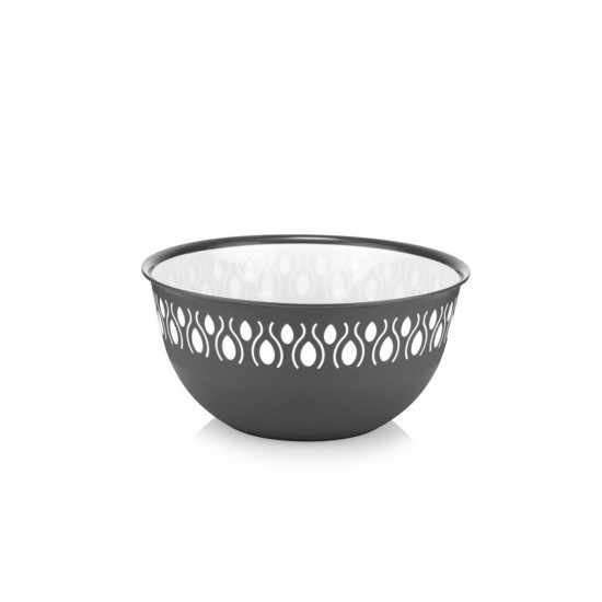 SET 4 BOLURI PLASTIC, 16/20/24/28 CM, GRI, ART OF DINNING BY HEINNER SET 4 BOLURI PLASTIC, 16/20/24/28 CM, GRI, ART OF DINNING BY HEINNER