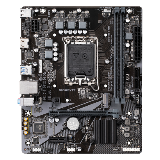 Placa de baza Gigabyte H610M K LGA 1700, 2x DDR4, 1x HDMI, 1x PCIe x16, 1x PCI x1, 1x M.2, 2x SATA 6 Gb/s, 1 Gbps LAN, mATX