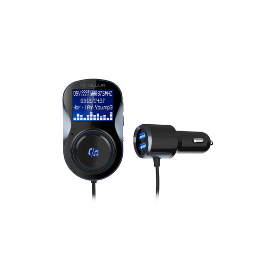 Modulator FM Bluetooth FMT-B4, negru