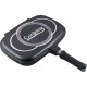 TIGAIE DUBLA DREPTUNGHIULARA TIP GRILL, ALUMINIU, 36x24x7.5 CM,DARK LINE CLASSIC,COOKING BY HEINNER TIGAIE DUBLA DREPTUNGHIULARA TIP GRILL, ALUMINIU, 36x24x7.5 CM,DARK LINE CLASSIC,COOKING BY HEINNER