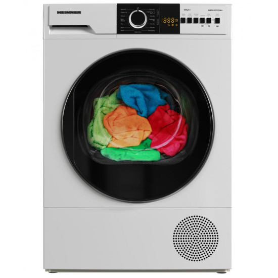 Uscator de rufe cu pompa de caldura Heinner HHPD-V10T2CHA++, Capacitate incarcare 10kg, Clasa energetica A++, 15 programe de uscare, Display LED, Program rapid camasi 20 min, Program expres 34 min, Program Baby Care, Functie Start intarziat, Functie anti Uscator de rufe cu pompa de caldura Heinner HHPD-V10T2CHA++, Capacitate incarcare 10kg, Clasa energetica A++, 15 programe de uscare, Display LED, Program rapid camasi 20 min, Program expres 34 min, Program Baby Care, Functie Start intarziat, Functie anti