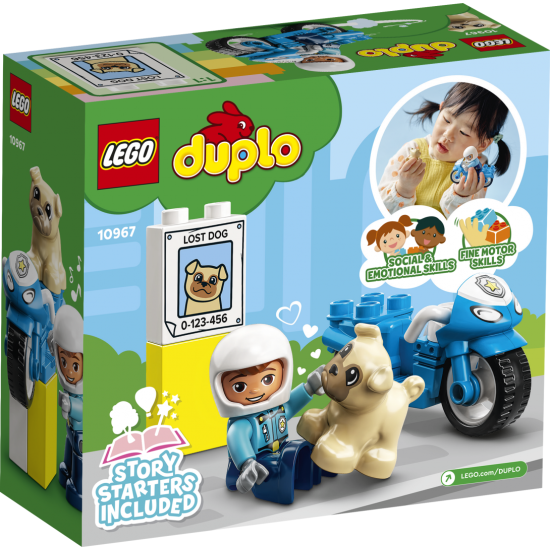 MOTOCICLETA DE POLITIE, LEGO 10967 MOTOCICLETA DE POLITIE, LEGO 10967