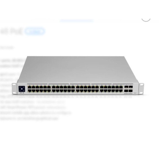 Switch Ubiquiti UniFi USW-48-POE, 48 port, 10/100/1000 Mbps