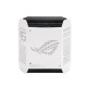 Router Wireless Asus GT6(W-1-PK)White, tri-band, WI-FI 6, Standard retea: WiFi 6 (802.11ax), IPv4, IPv6, Backwards compatible with 802.11a/b/g/n/ac Wi-Fi, segment AX10000, , 2.4GHz  574Mbps, 5G-1Hz 4804Mbps, 5G-2 4804Mbps, 9 antene interne, Procesor 1.7Gh