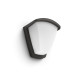 Aplica pentru exterior Philips Kiskadee, 1xE27, max 42W, IP44, 140x197x212mm, Antracit Aplica pentru exterior Philips Kiskadee, 1xE27, max 42W, IP44, 140x197x212mm, Antracit