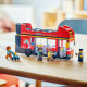 AUTOBUZ TURISTIC ROSU CU ETAJ LEGO 60407 AUTOBUZ TURISTIC ROSU CU ETAJ LEGO 60407