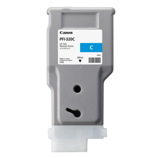 Cartus cerneala Canon PFI-320C, cyan, capacitate 300ml, pentru Canon TM 200/205/300/305. Cartus cerneala Canon PFI-320C, cyan, capacitate 300ml, pentru Canon TM 200/205/300/305.