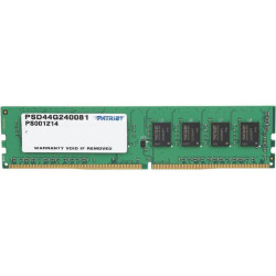 Memorie RAM Patriot, DIMM, DDR4, 4GB, CL 17, 2400MHz