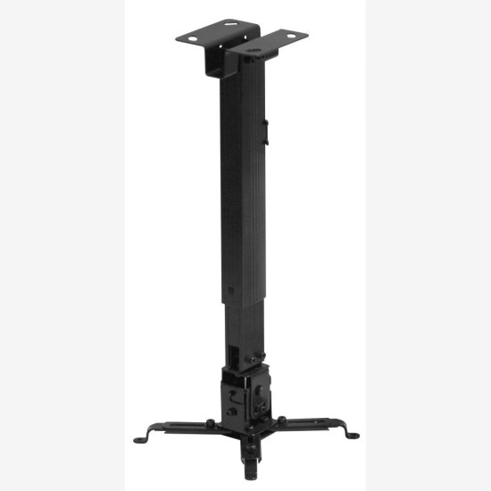 Suport tavan videoproiector Sopar, Telescopic, 430-650mm, Negru, TAPA, SP23055