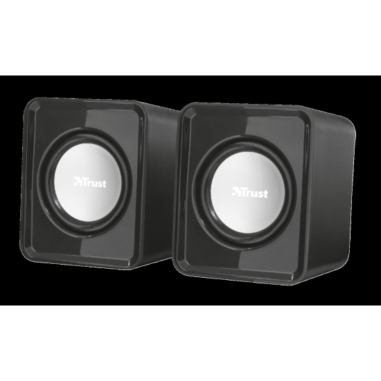 Boxe Stereo Trust Leto Compact 2.0 Speaker, 6W, negru