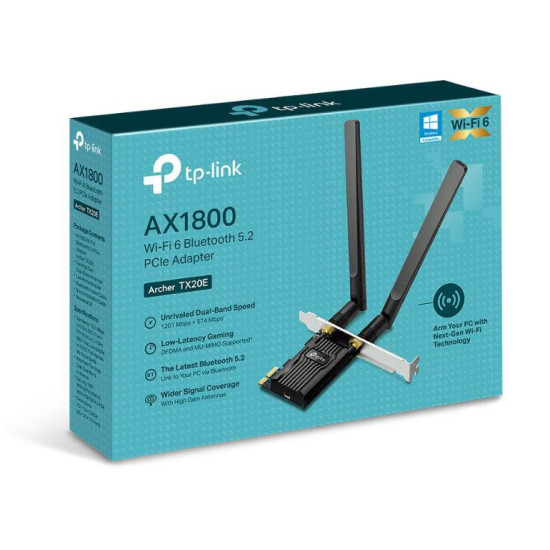 TP-LINK TX20E AX1800 BT5.2 WI-FI 6 ADAPT
