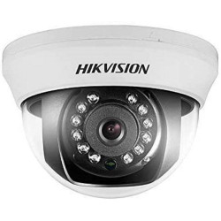 Camera supraveghere Hikvision Turbo HD dome DS-2CE56H0T-IRMMF(2.8mm)(C); 5MP, rezolutie: 2560 × 1944@20fps, iluminare: 0.01 Lux@(F1.2, AGC ON), 0 Lux with IR, lentila fixa: 2.8mm, unghi vizualizare: horizontal FOV: 85°, vertical FOV: 63°, diagonal FOV:110