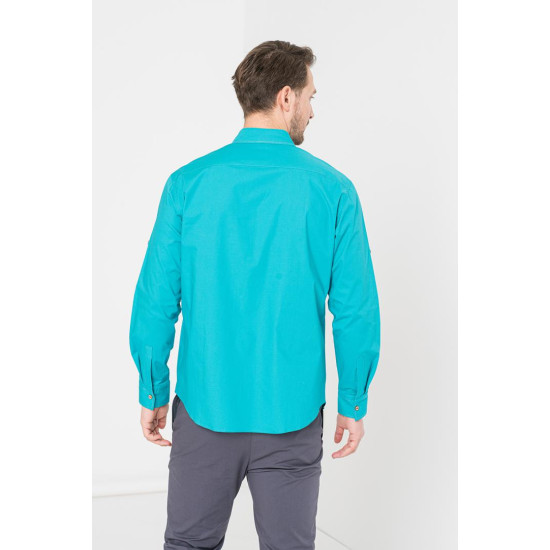 CAMASA CASUAL BARBATI TURQOISE XL CAMASA CASUAL BARBATI TURQOISE XL