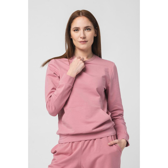 BLUZA COTON CASUAL FEMEI PINK-XL
