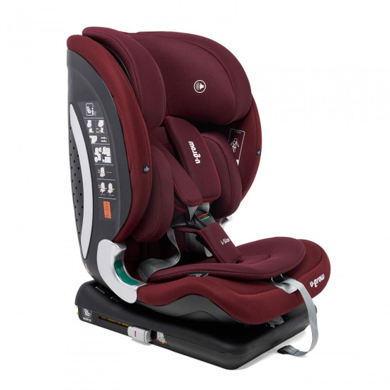 Scaun auto U-Grow,isofix,76-150 cm,rosu Scaun auto U-Grow,isofix,76-150 cm,rosu