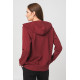 HANORAC COTON CASUAL FEMEI BURGUNDY-XS
